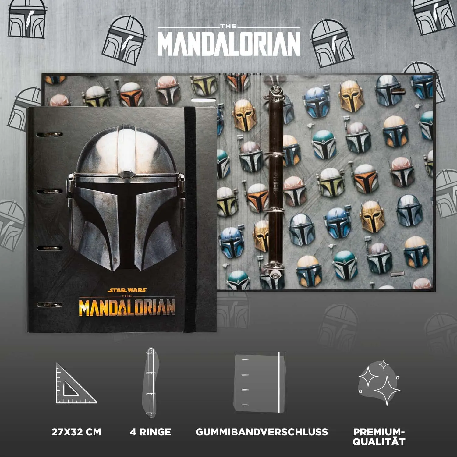 Erik The Mandalorian Helm Ringordner A4