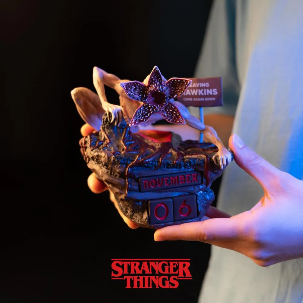 Erik Stranger Things Demogorgon Ewiger Kalender 3D-Figur
