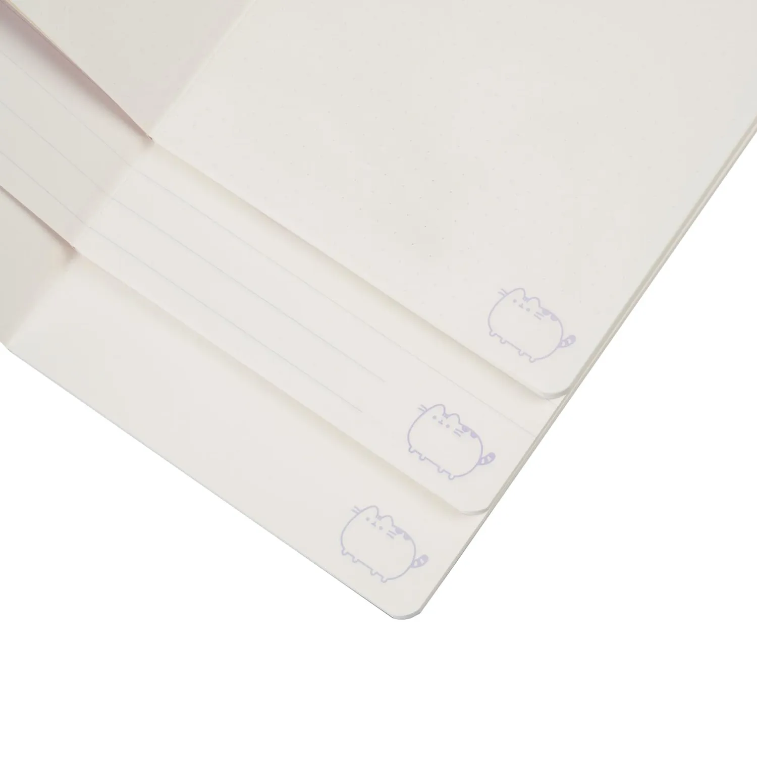 Erik Pusheen Notizbuch 3er-Set liniert dotted blanko