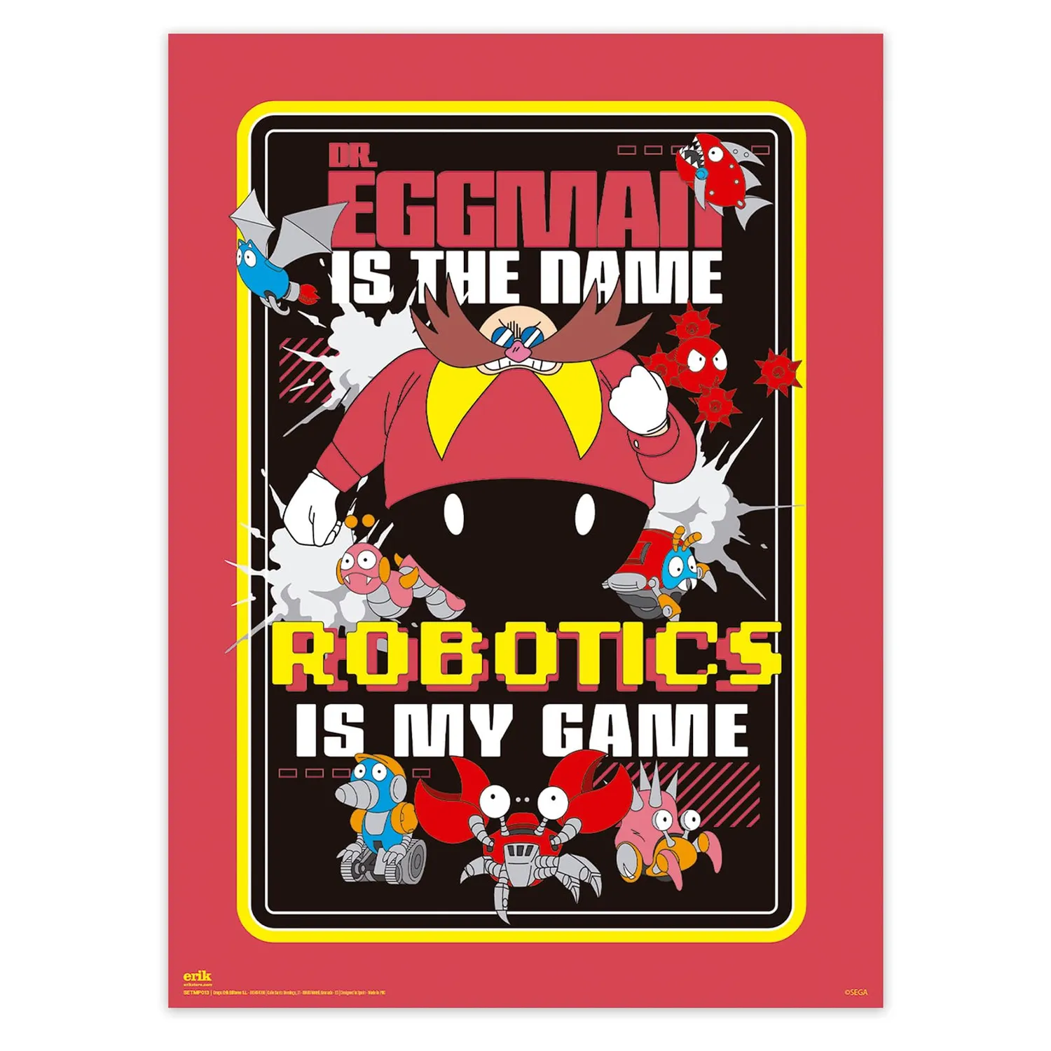 Erik Sonic Poster 2er-Set 38x52 cm Kunstdruck