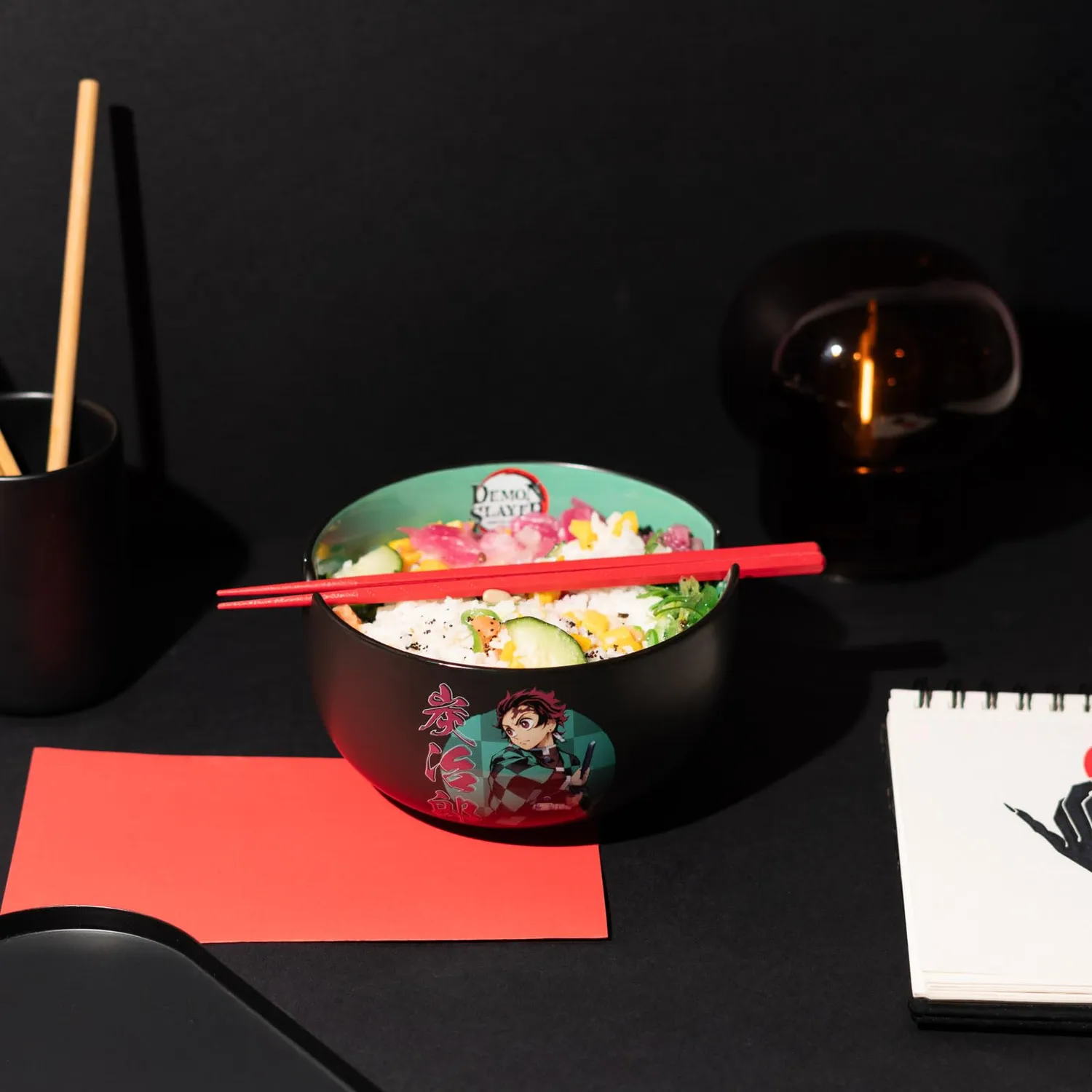 Erik Demon Slayer Ramen Bowl 1400 ml mit Stäbchen