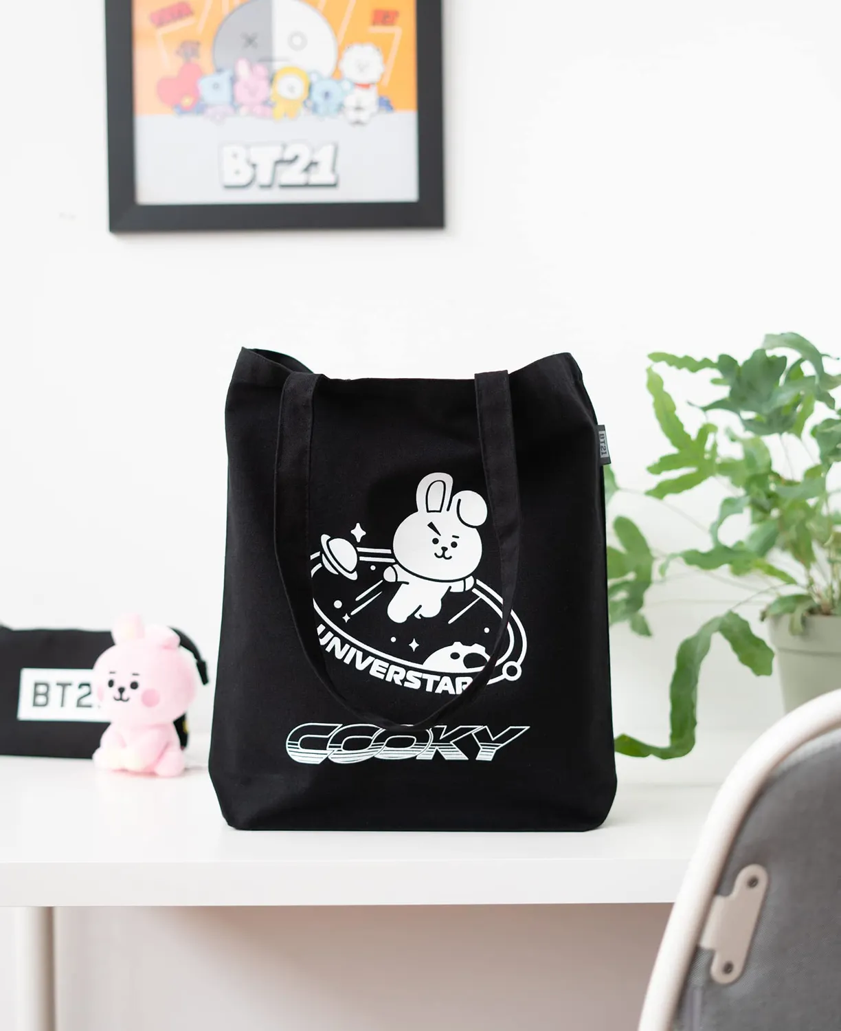 Erik BT21 Cooky MARE0123 Shopper Einheitsgröße Baumwolle