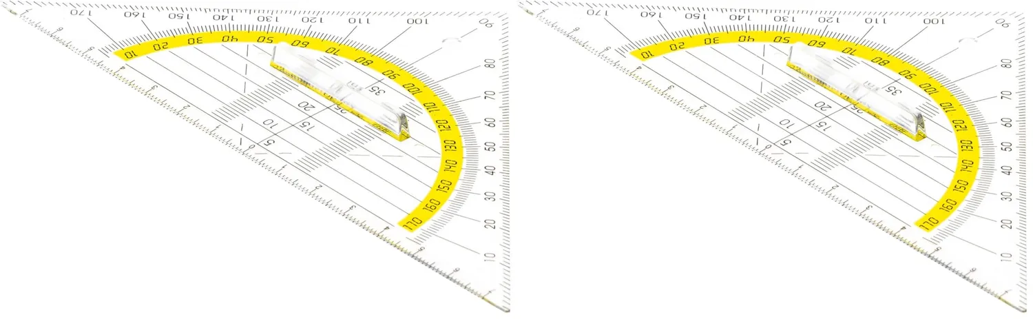 TSI 46322 Geodreieck transparent