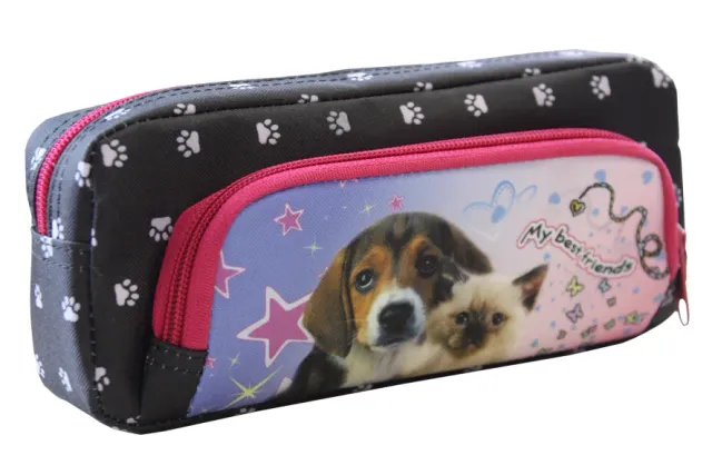 RHEITA Schlamperrolle eckig Hund & Katze schwarz