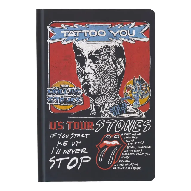 Erik The Rolling Stones Notizbuch A5 Journal Merch