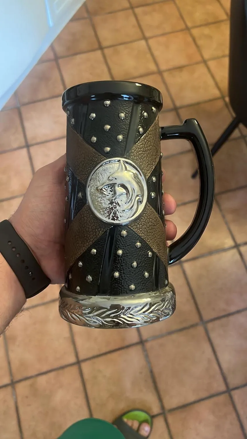 Erik The Witcher Bierkrug Keramik 750 ml Wolf