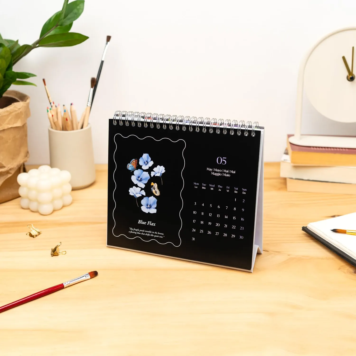 Erik Sleepless Garden Tischkalender 2027