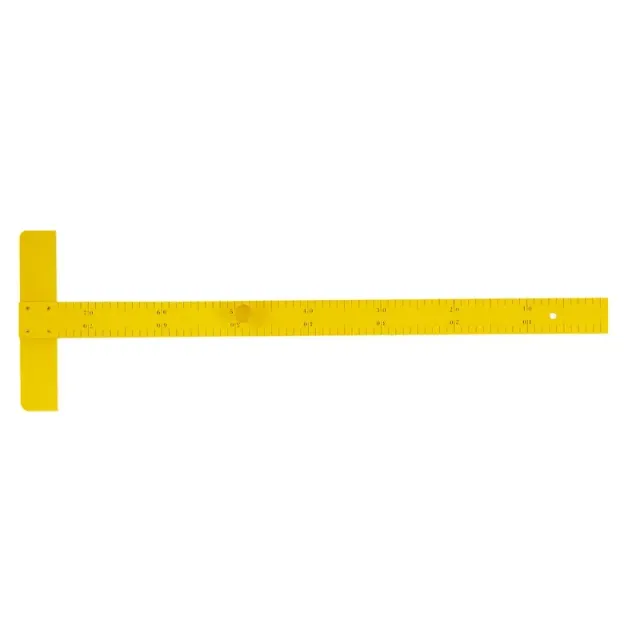 WONDAY Té en bois 75 cm T-Lineal mit Griff