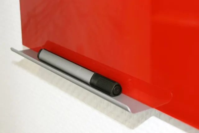 RHEITA Stiftehalter magnetisch für Glas-Magnettafel silber 1 Stück
