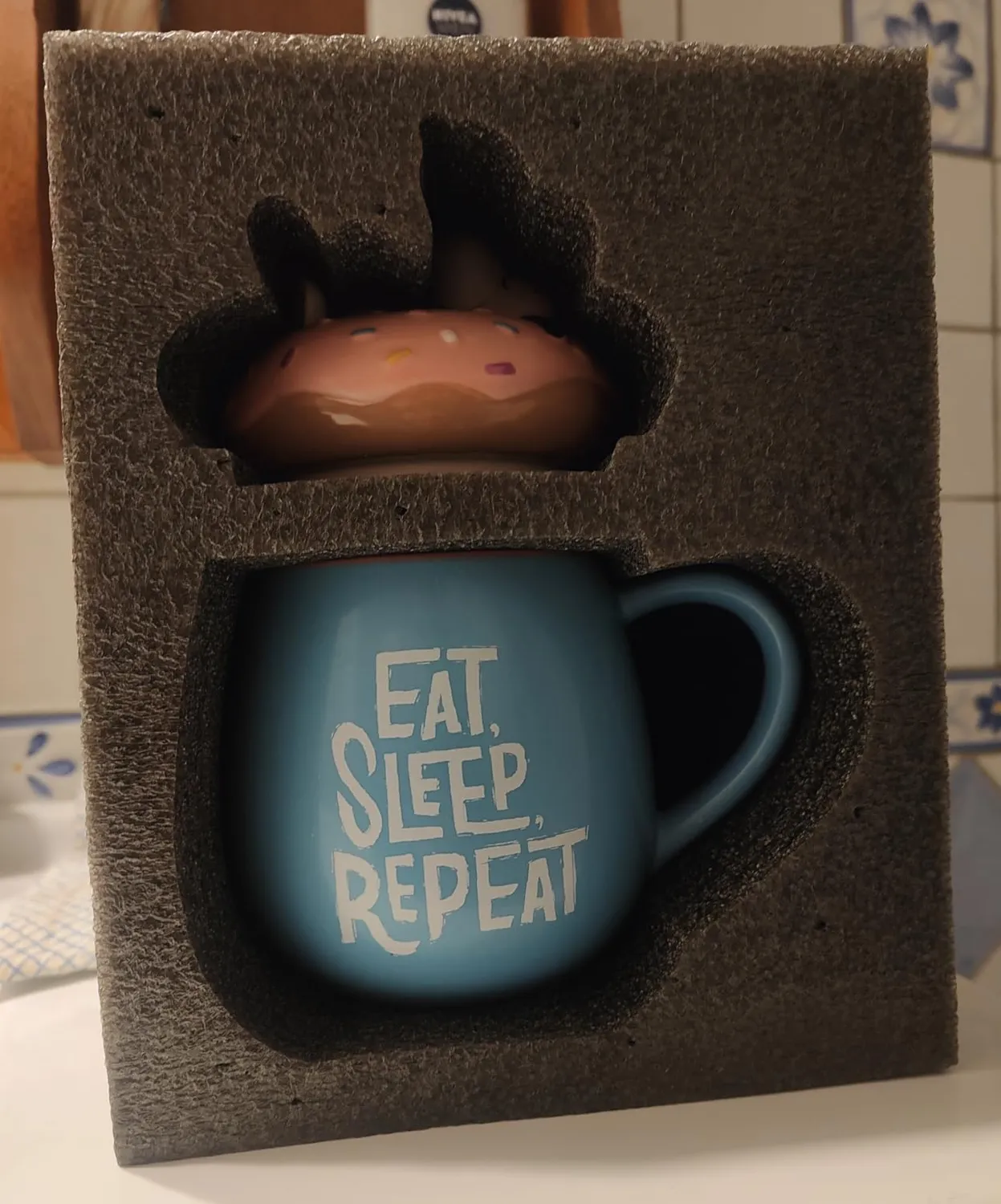 Erik 3D Tasse Kaffeebecher mit Deckel