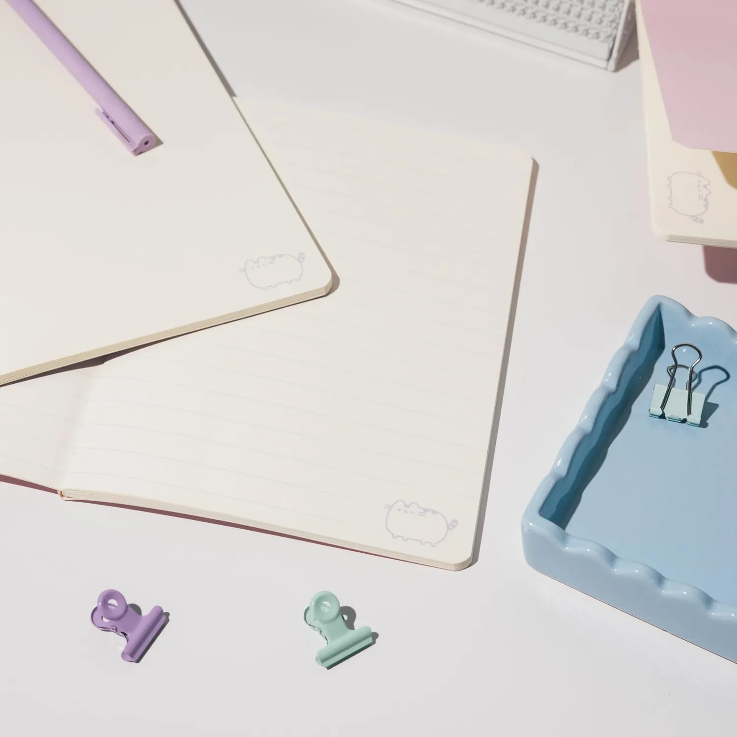 Erik Pusheen Notizbuch 3er-Set liniert dotted blanko