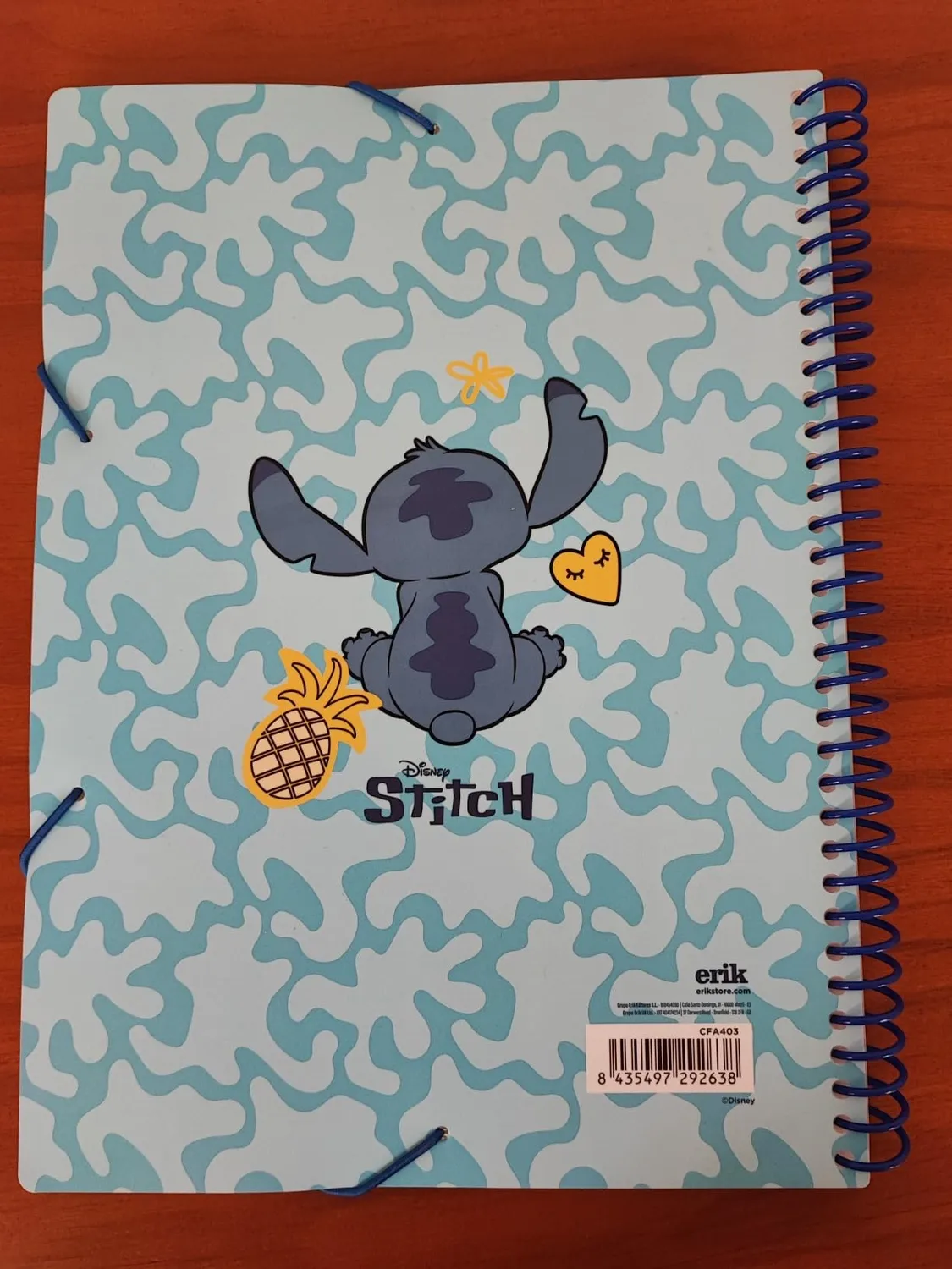 Erik Disney Stitch Ordner A4 mit 30 Folien offiziell