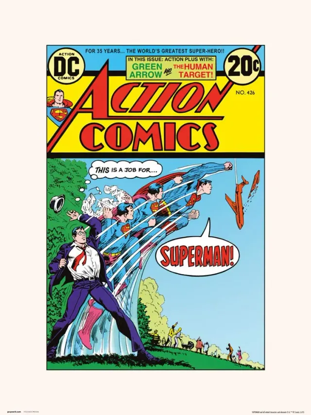 Erik Superman Comics 426 Kunstdruck 30x40 cm Glanz