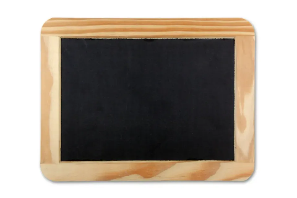 Rheita Standard Schiefertafel 24x19 cm mit Holzrahmen