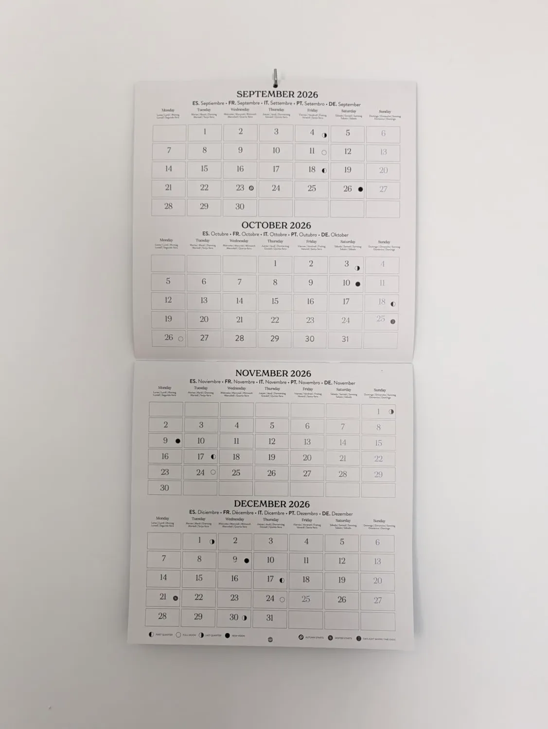 Erik Sleepless Garden Tischkalender 2027