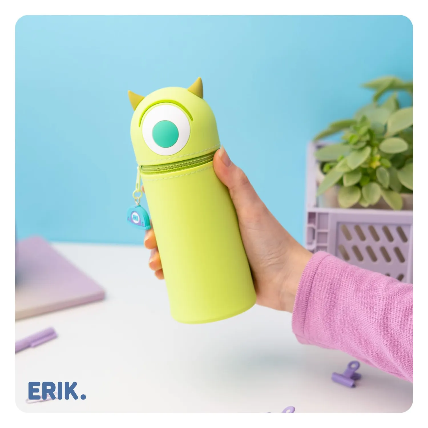 Erik Die Monster AG Federmäppchen Silikon zylindrisch