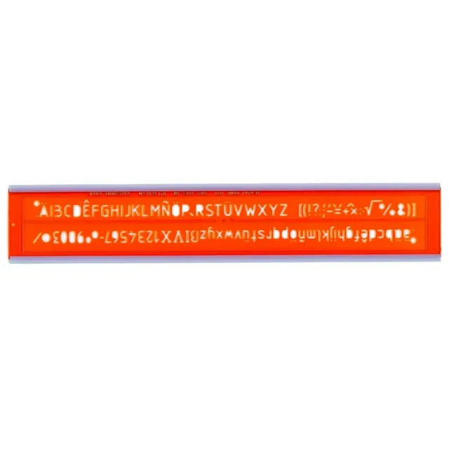 WONDAY Trace lettre ISO Buchstabenschablone