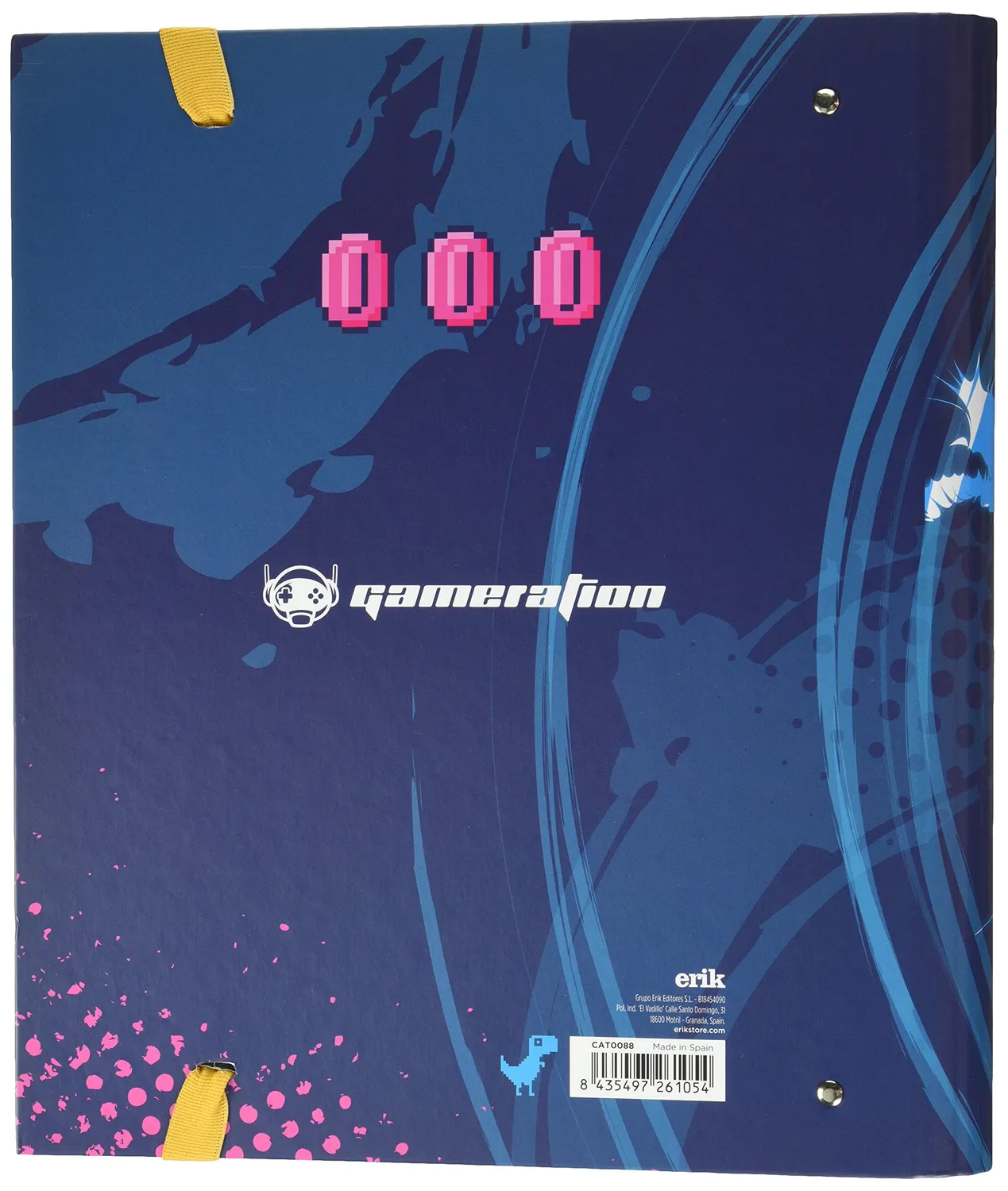 Erik Ringordner A4 schmal mit Gummiband Gaming