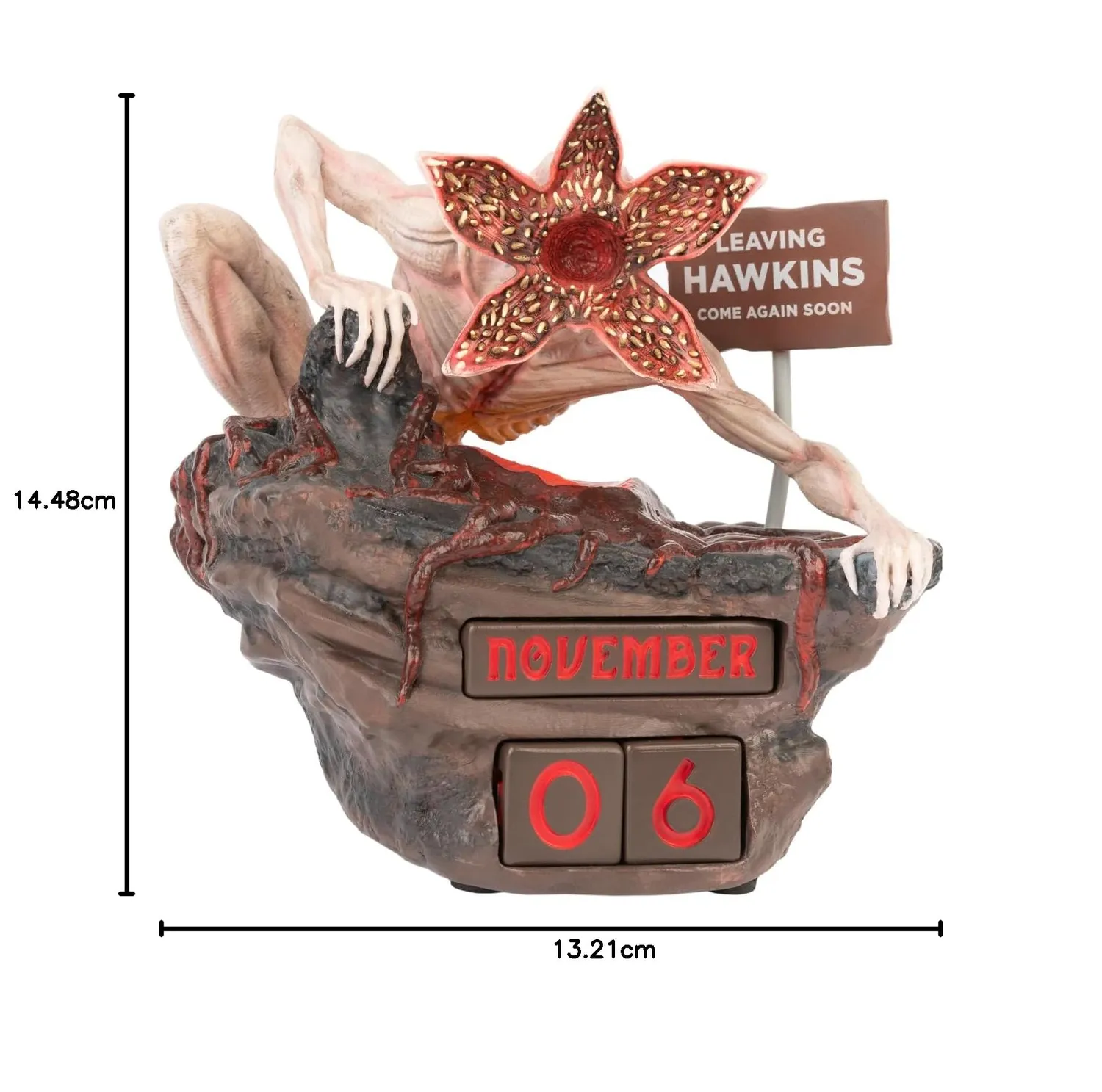 Erik Stranger Things Demogorgon Ewiger Kalender 3D-Figur