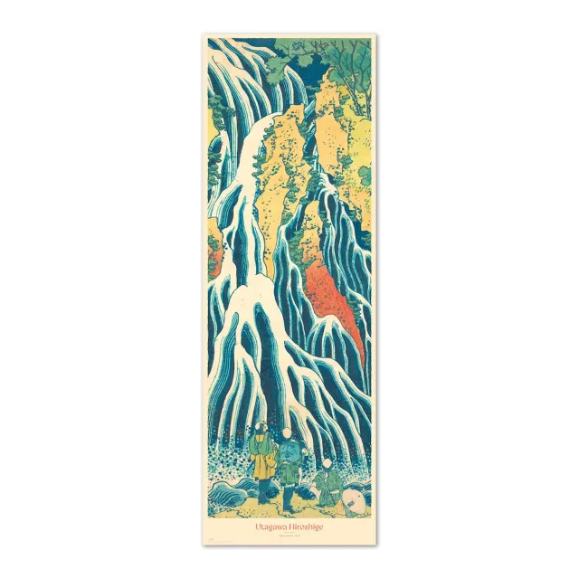 Erik Utagawa Hiroshige Türposter Japanese Art 53 x 158 cm
