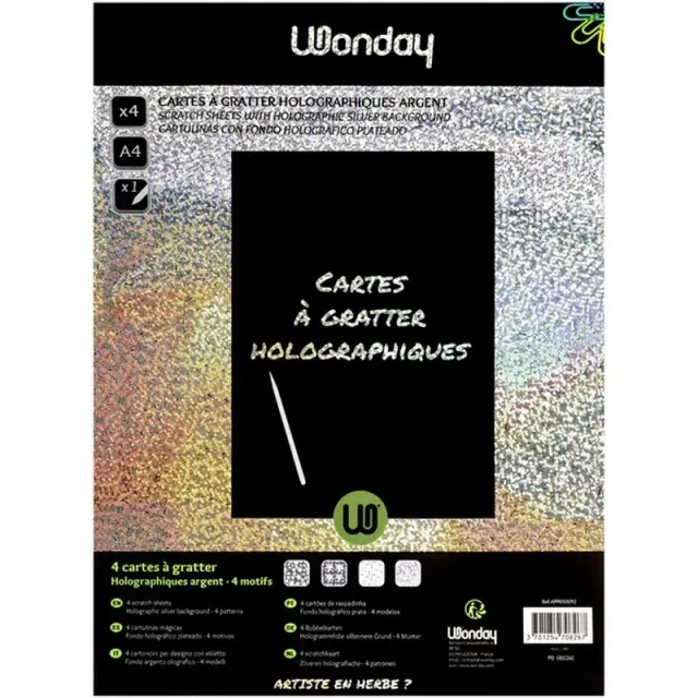 WONDAY Rubbelkarten Blankokarte