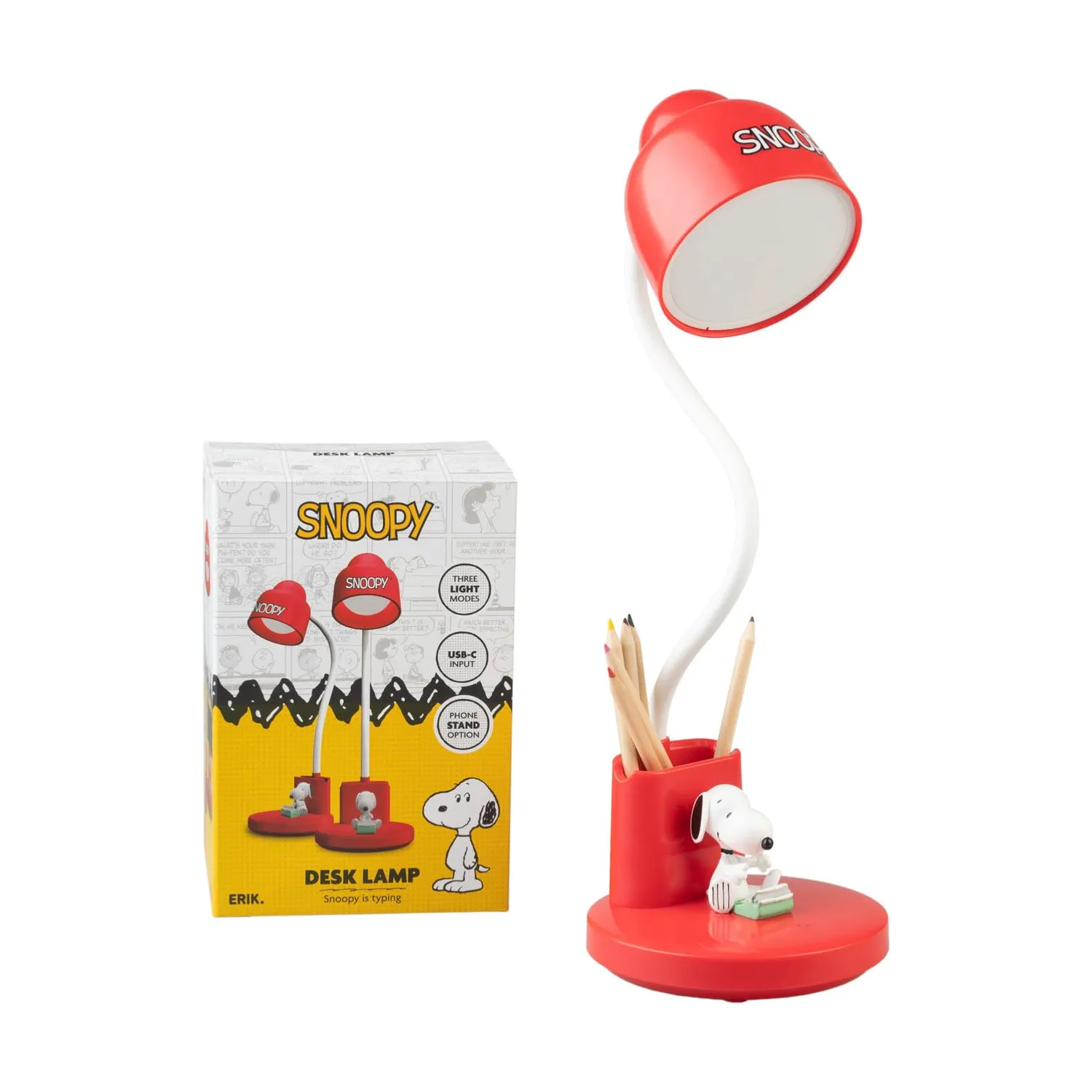 Erik LED-Tischlampe mit Stiftehalter