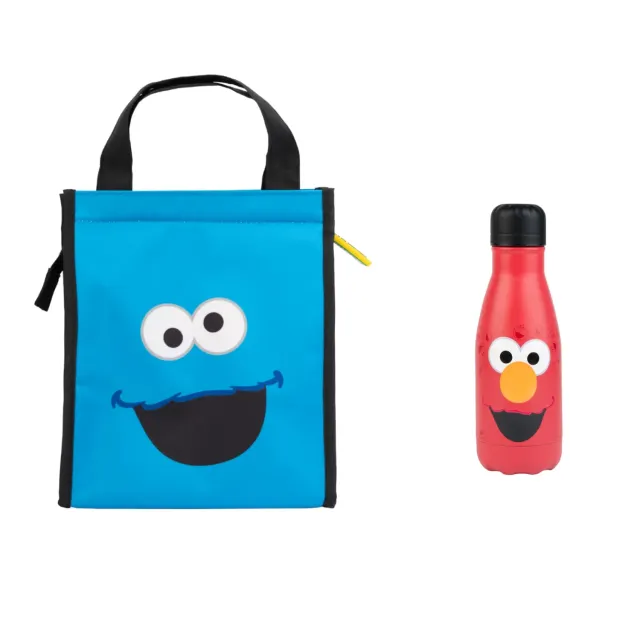 Erik Sesamstrasse Kuehltasche + Flasche 260 ml Set isoliert