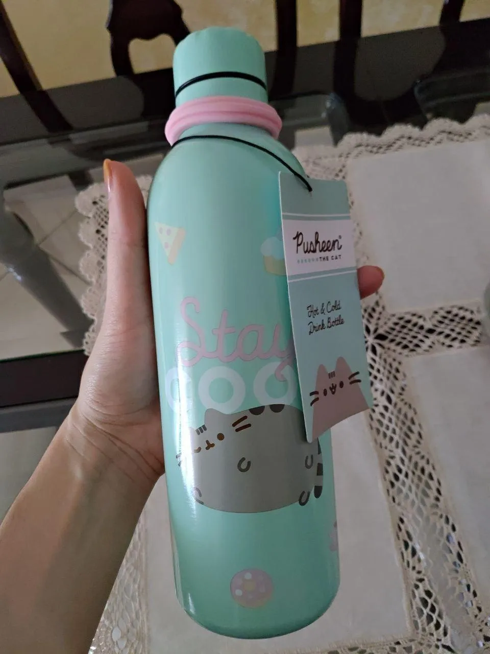Erik Pusheen Foodie Collection Trinkflasche Edelstahl 500ml