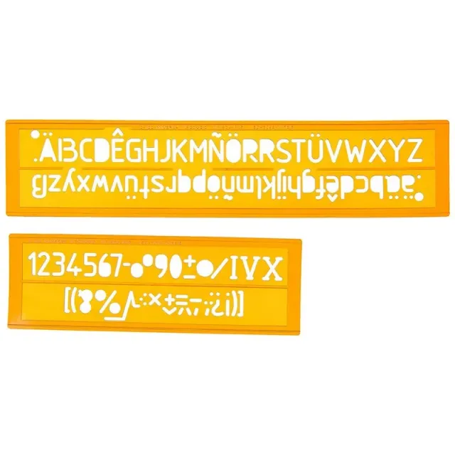 WONDAY MINERVA Buchstabenschablone 20 mm Standard