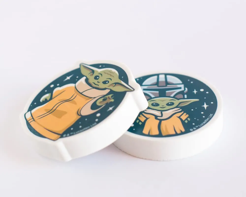 Erik The Mandalorian Grogu Radiergummi-Set 2-teilig offiziell