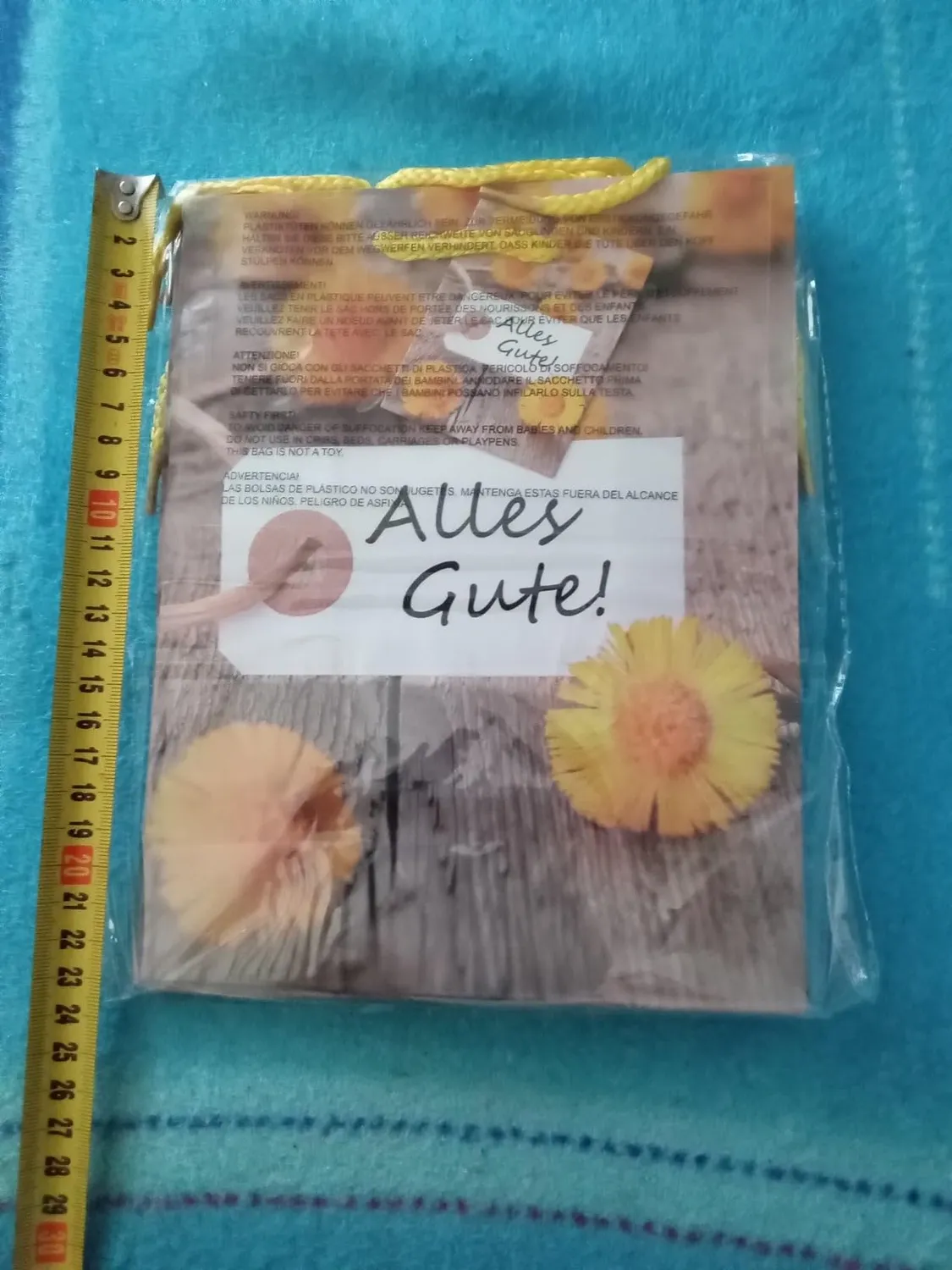 TSI Alles Gute Geschenktüten 3er-Pack mittel PP