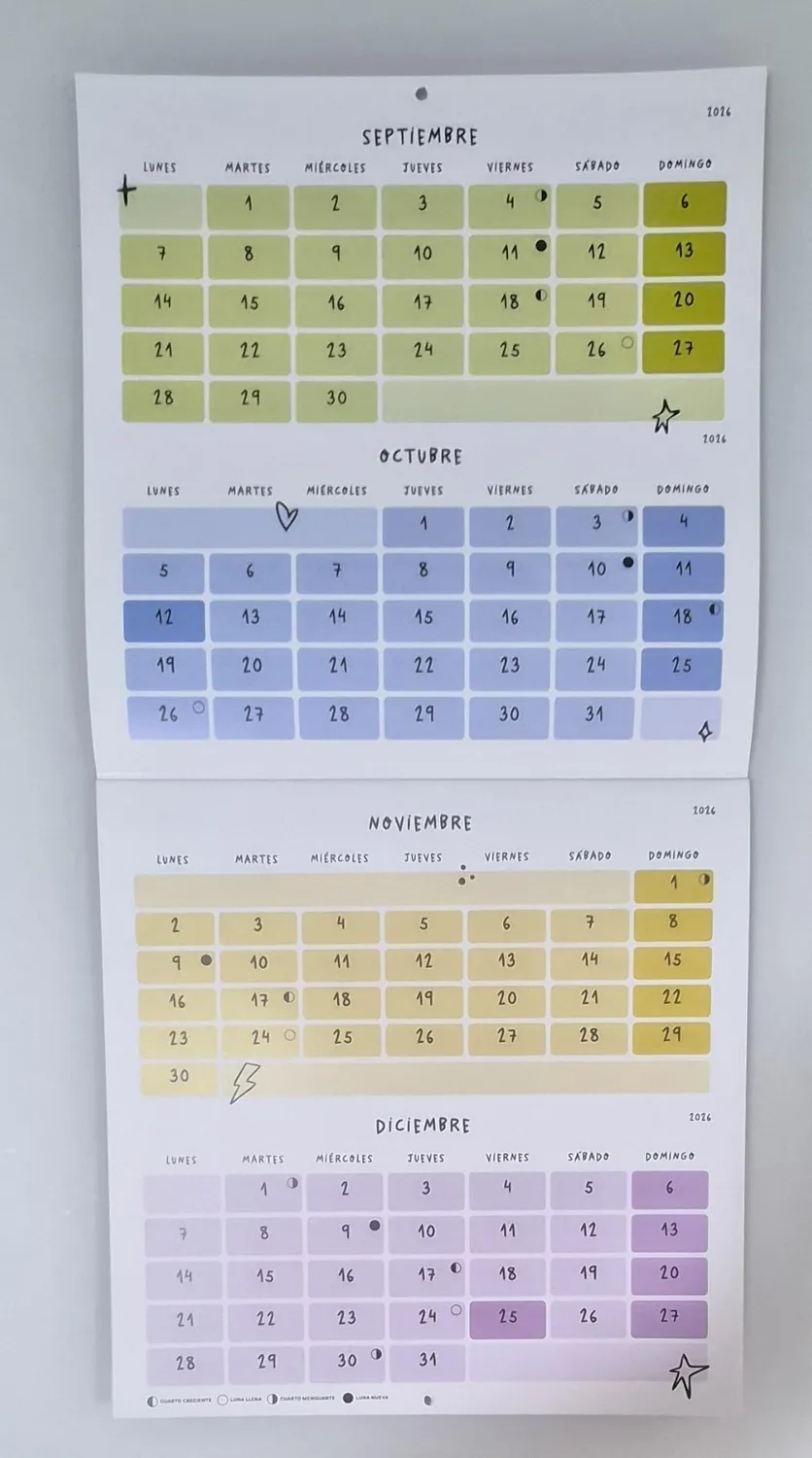 Erik Pedrita Parker Wandkalender 2027 Familienkalender
