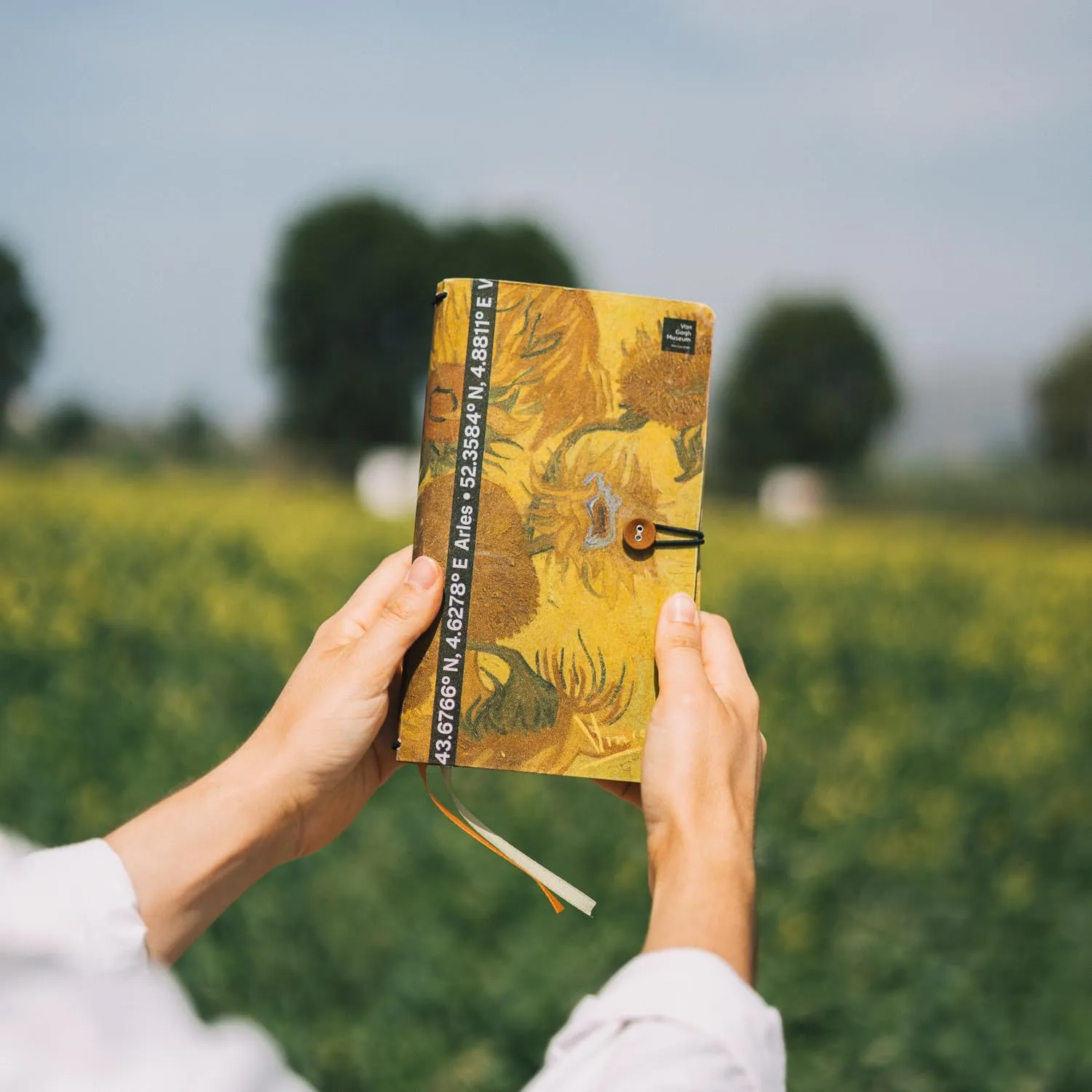 Erik Van Gogh Museum Sonnenblumen Notizbuch A5 nachfüllbar