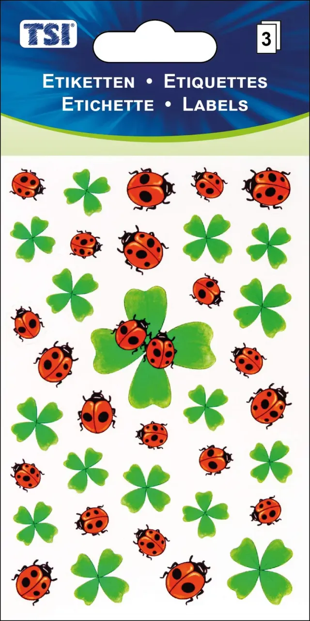 TSI Sticker Papier 108 Stück selbstklebend