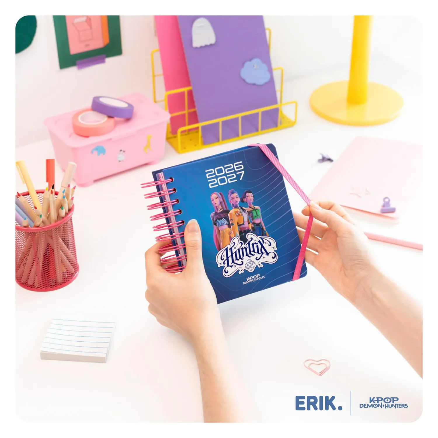 Erik Hausaufgabenheft 2026/2027 Schulplaner Ringbuch