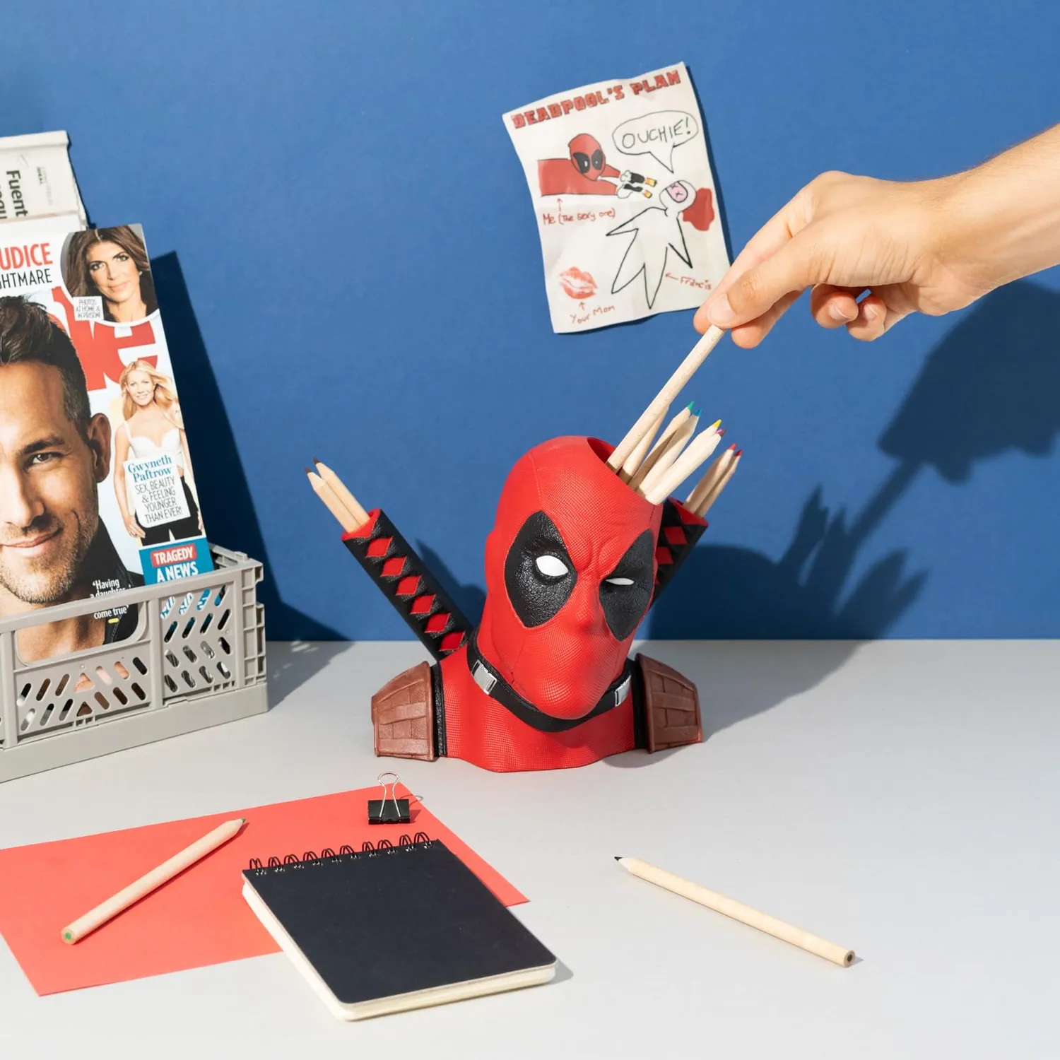 Erik Marvel Deadpool Stiftehalter 18x16x16 Harz