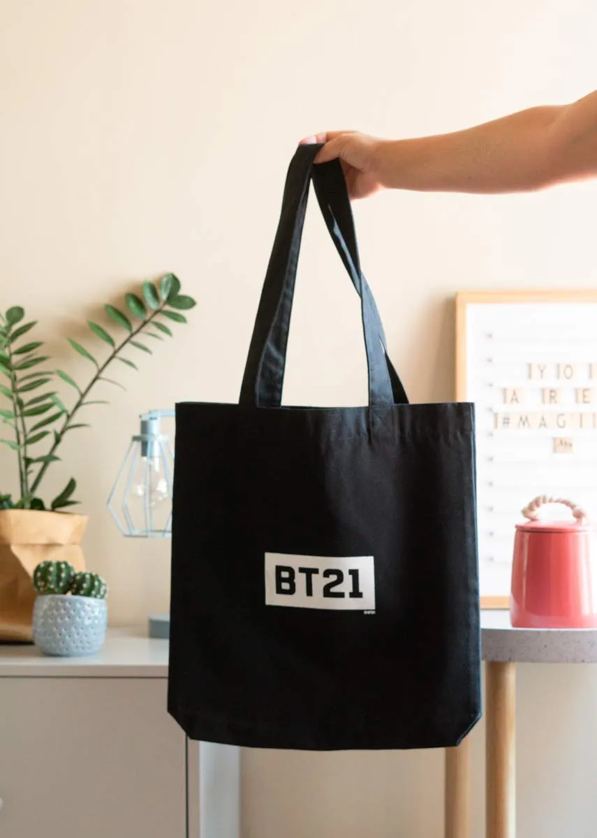 Erik BT21 Stofftasche Einkaufsbeutel 37x39 cm