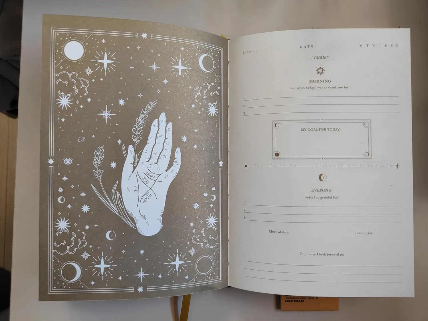 Erik Astral Dankbarkeitstagebuch A5 Hardcover 176 Seiten
