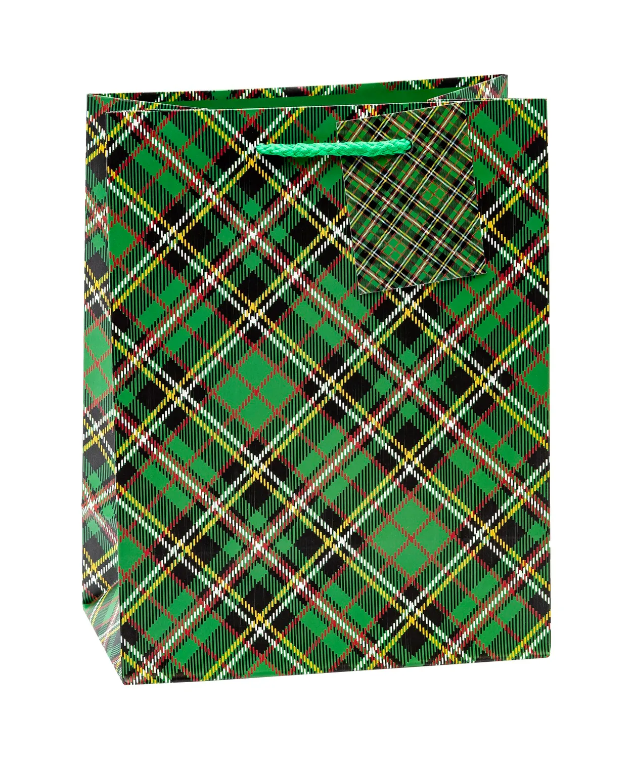 TSI TARTAN Geschenktüten 12er-Pack matt und reißfest