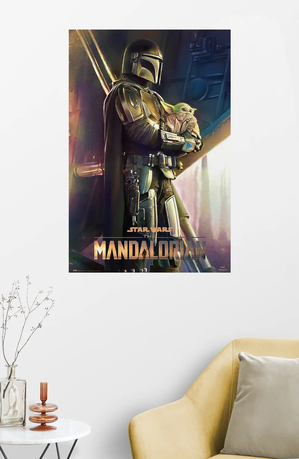 Erik The Mandalorian Grogu Poster 61x91,5 cm Baby Yoda