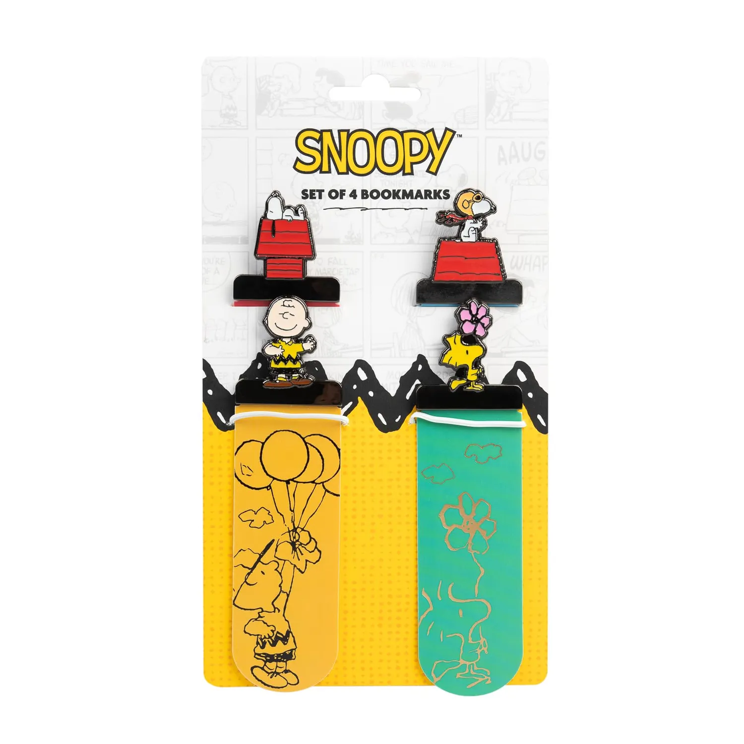Erik Snoopy Lesezeichen Set 4 Stück Peanuts