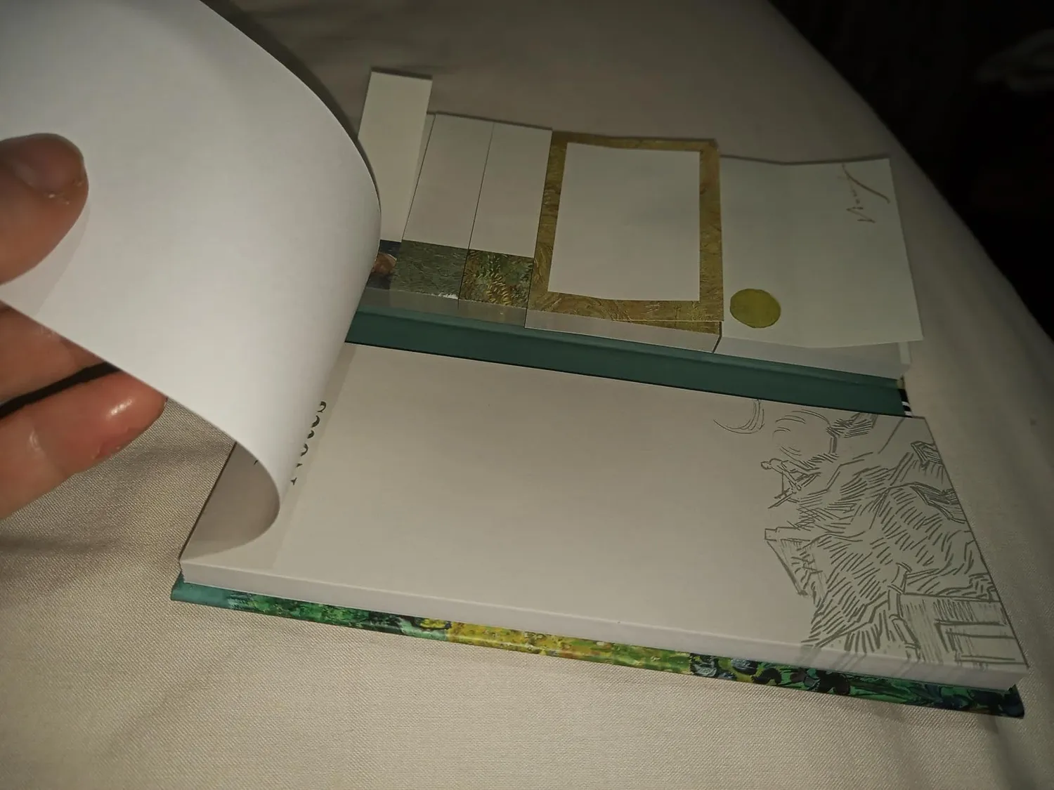 Erik Van Gogh Museum Notizzettel-Buch 8x17cm Haftnotizen