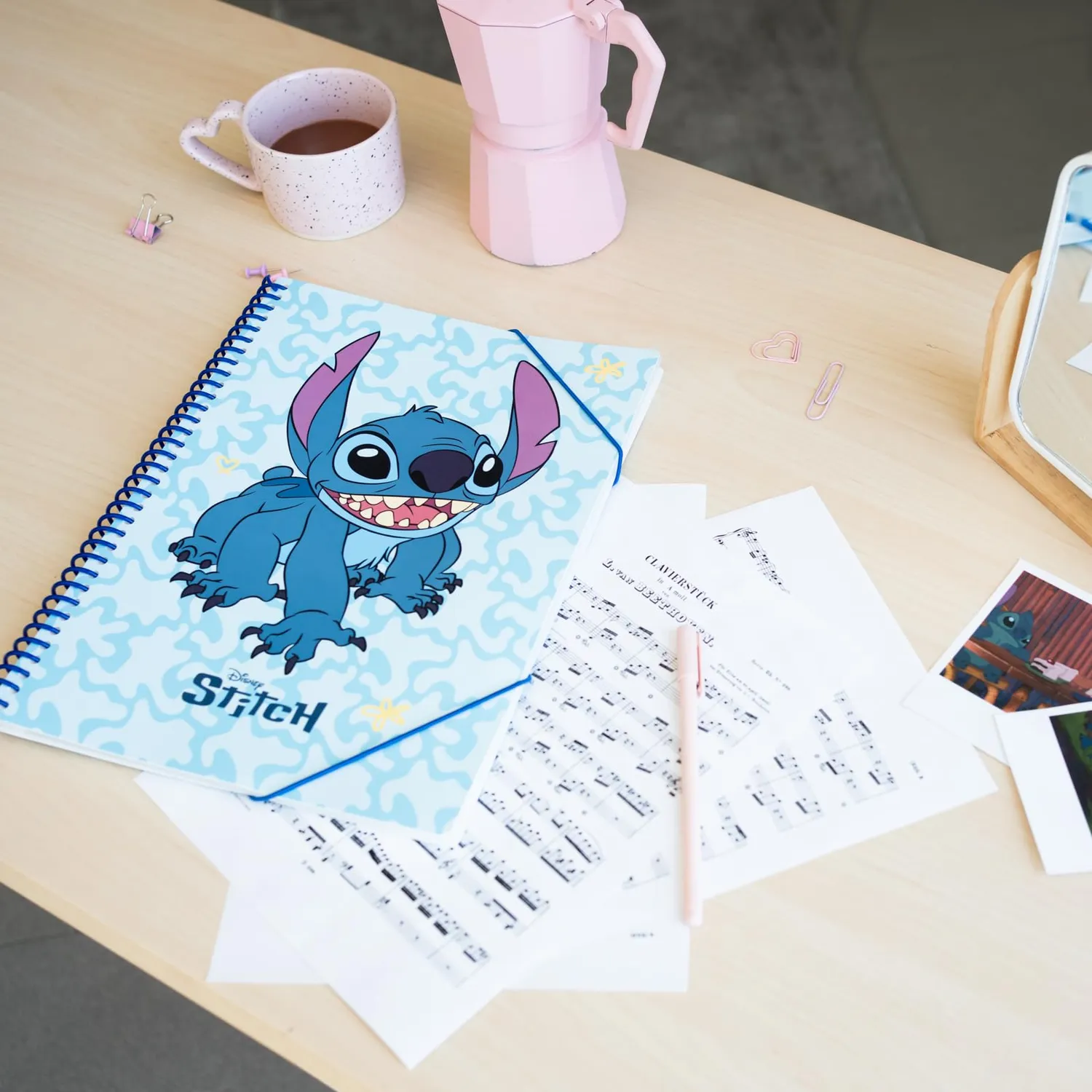 Erik Disney Stitch Ordner A4 mit 30 Folien offiziell