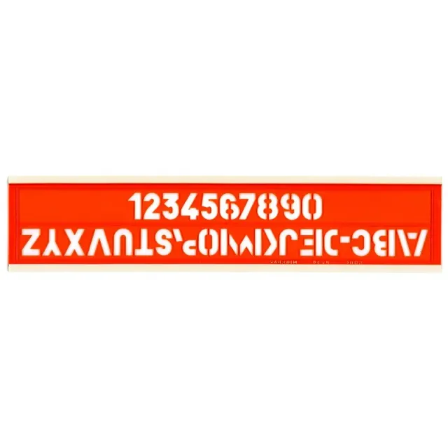 WONDAY Schock Zeichenschablone 20 mm Buchstaben