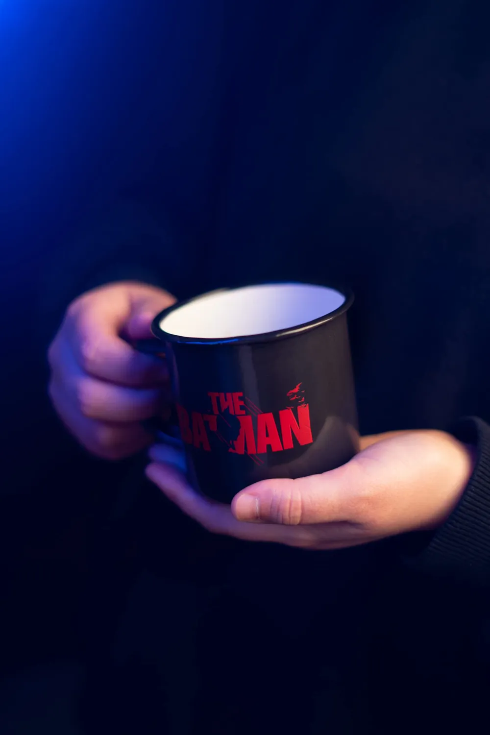 Erik Batman Tasse Metall 380 ml schwarz spülmaschinenfest