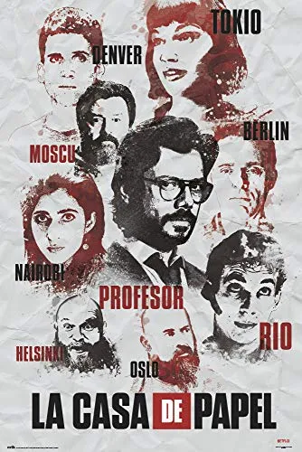 Erik Haus aus Papier Poster 61x91,5cm Glanzdruck