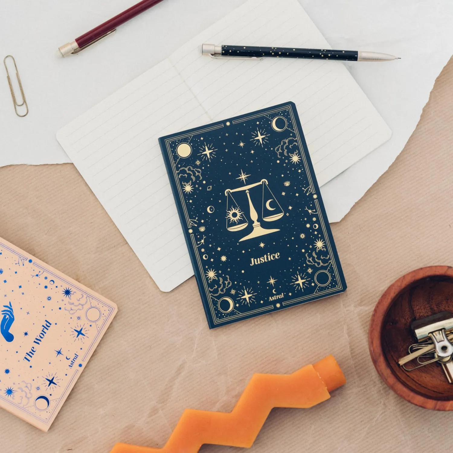 Erik Astral Notizbücher A6 3er Pack liniert dotted blanko