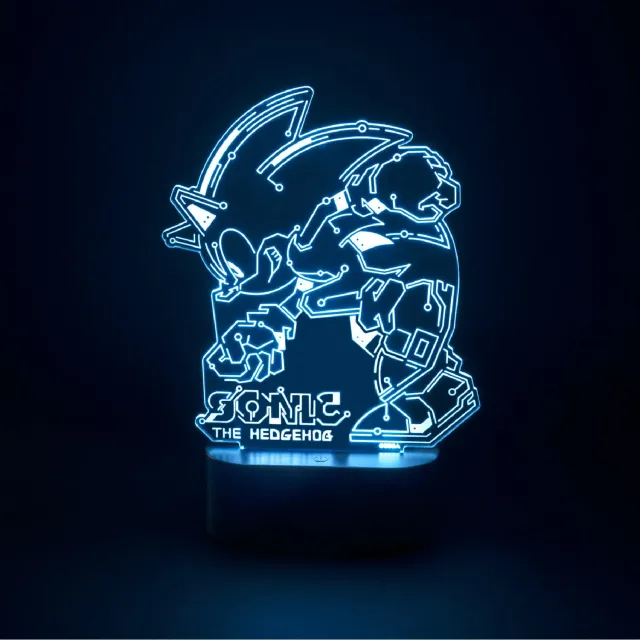 Erik Sonic The Hedgehog Lampe LED Farbwechsel