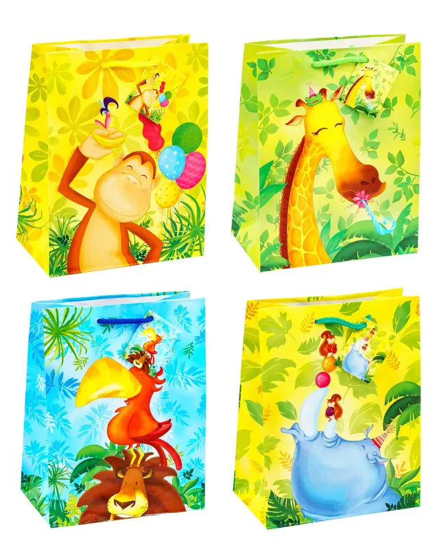 TSI Zootiere 84012 Geschenktüten Tiermotiv