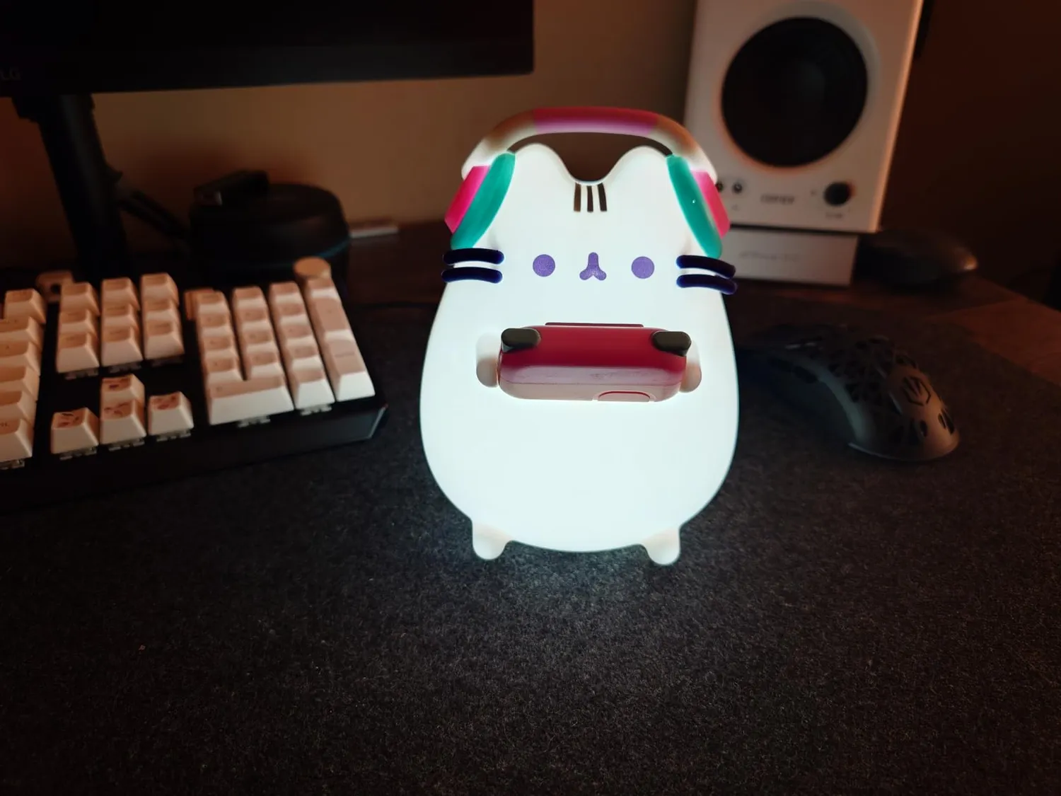 Erik Pusheen Cat Lampe LED Nachtlicht USB weiß